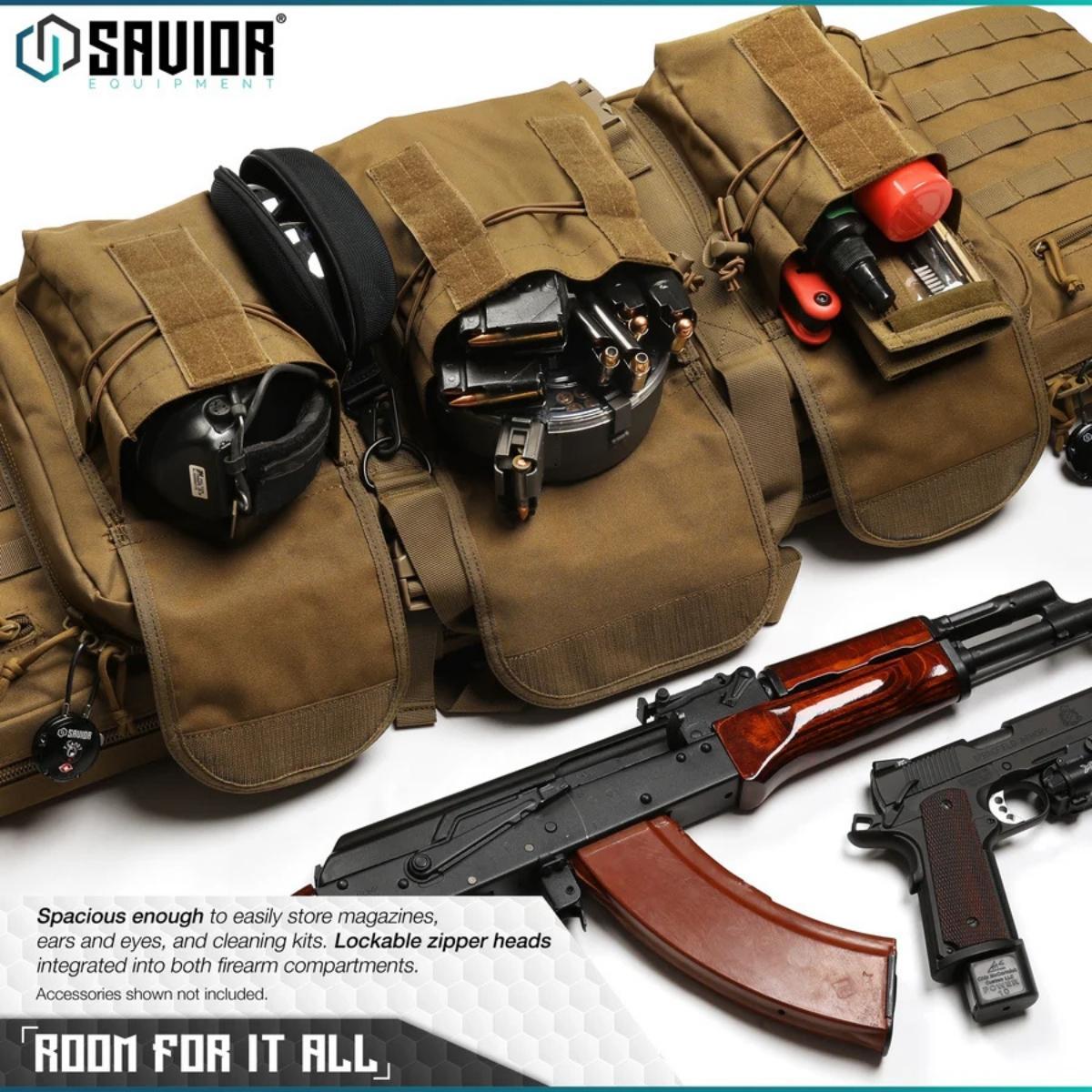 savior torba double rifle bag american classic 36 tan rb 3612dg v1 tn