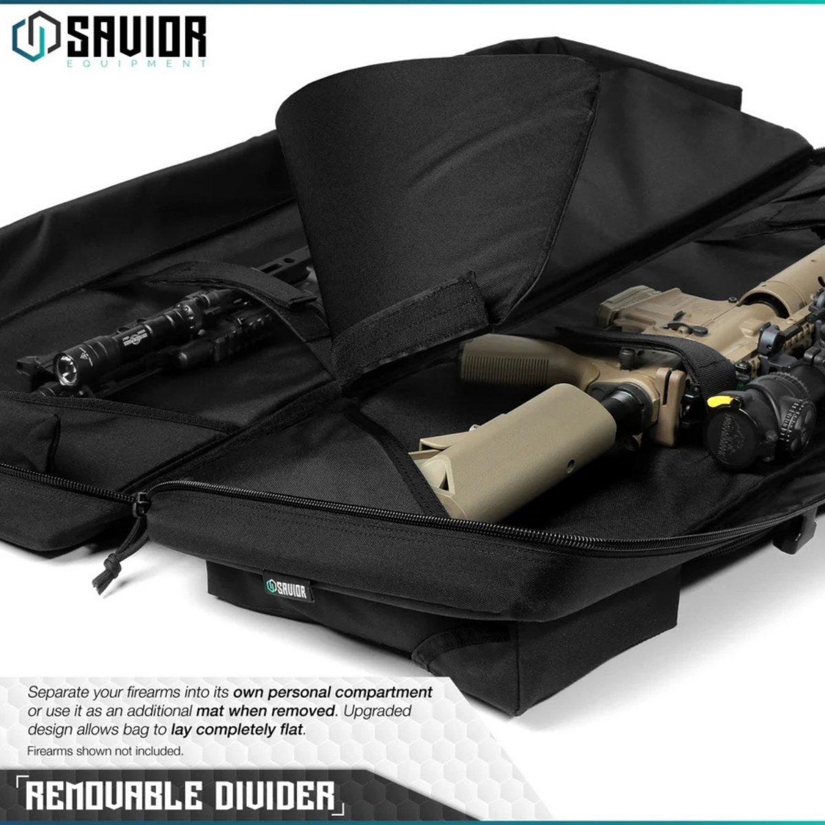 savior torba double rifle bag urban warfare 42 czarna rb 4212dg ver2 bk