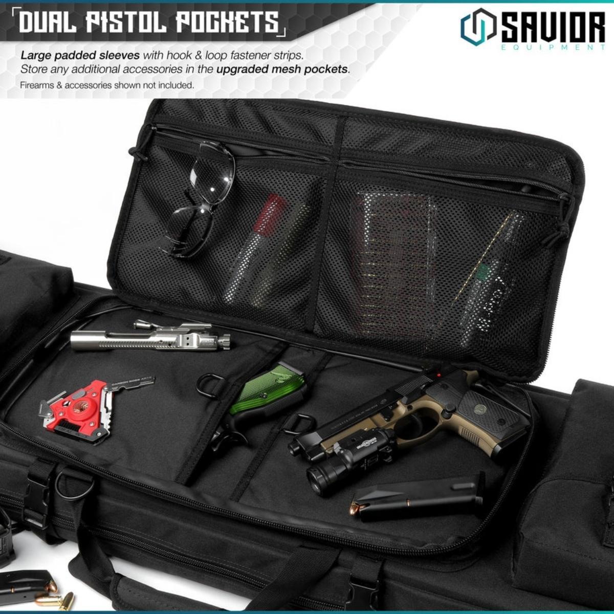 savior torba double rifle bag urban warfare 42 czarna rb 4212dg ver2 bk