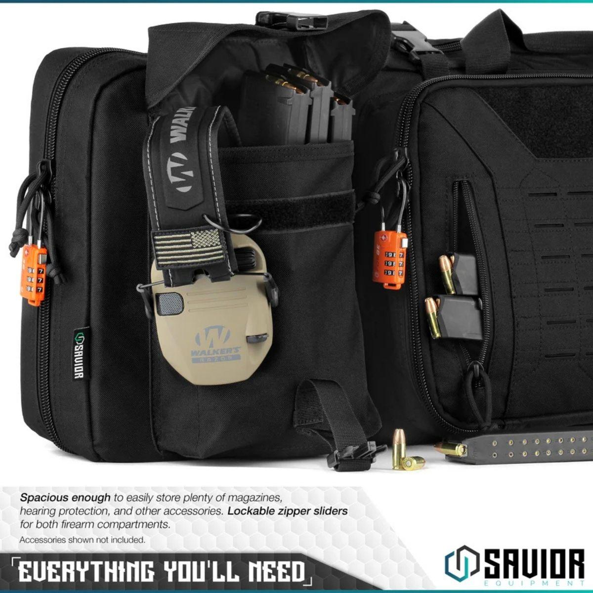 savior torba double rifle bag urban warfare 42 czarna rb 4212dg ver2 bk