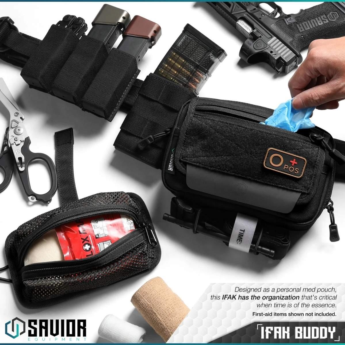 savior ifak buddy individual medical pouch czarny sp fd ifak8x5 bk