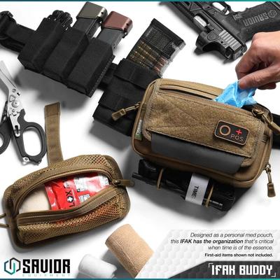 savior ifak buddy individual medical pouch tan sp fd ifak8x5 tn