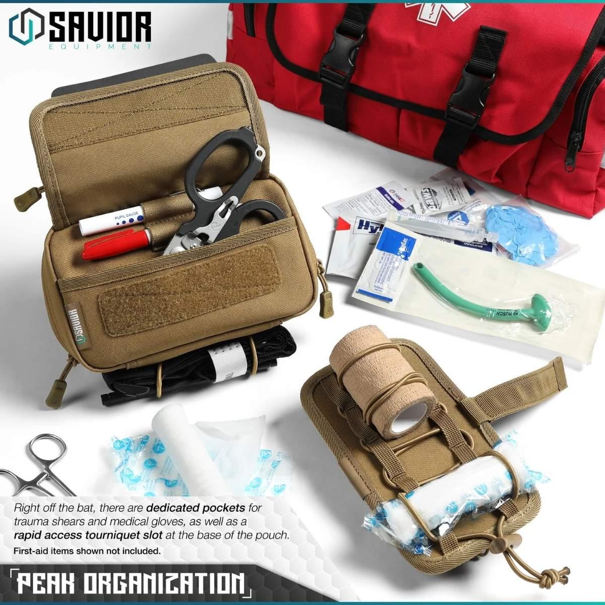 savior ifak buddy individual medical pouch tan sp fd ifak8x5 tn