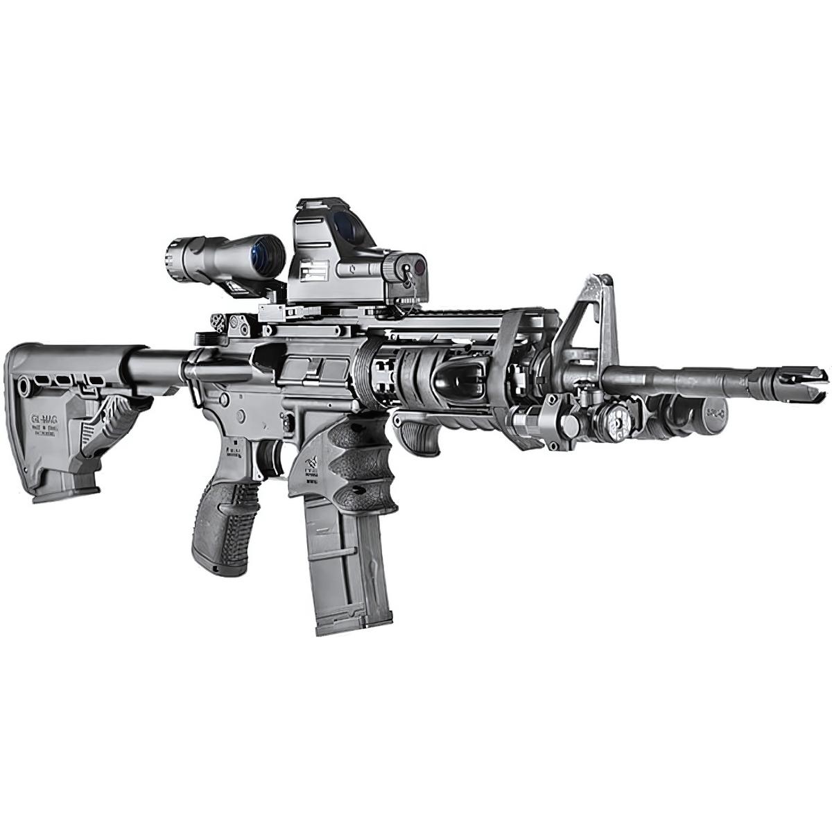 fab defense chwyt pistoletowy agr 43b do karabinku ar 15 czarny