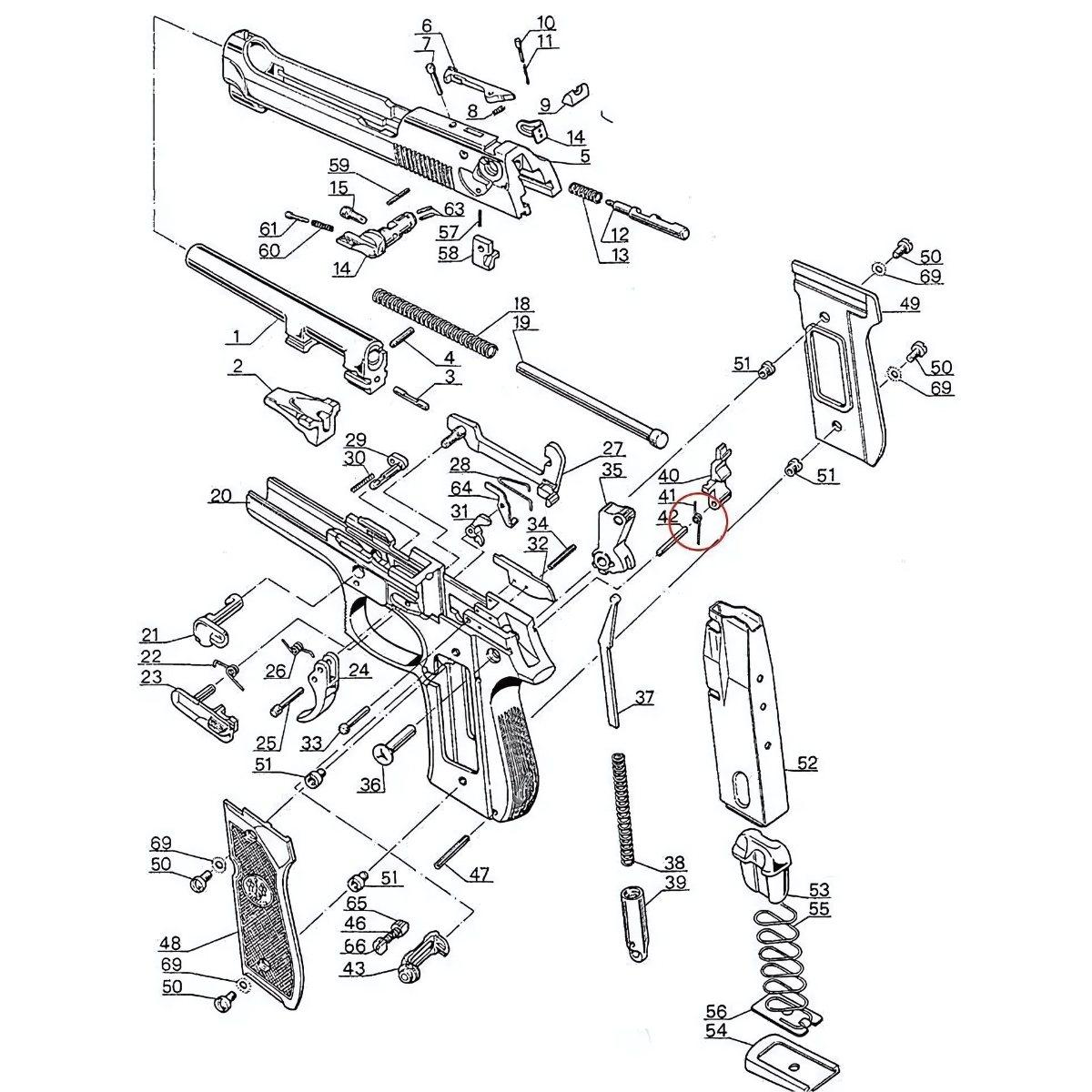 eemann tech sprezyna zaczepu kurka competition do beretta 92 96 98 et 241048