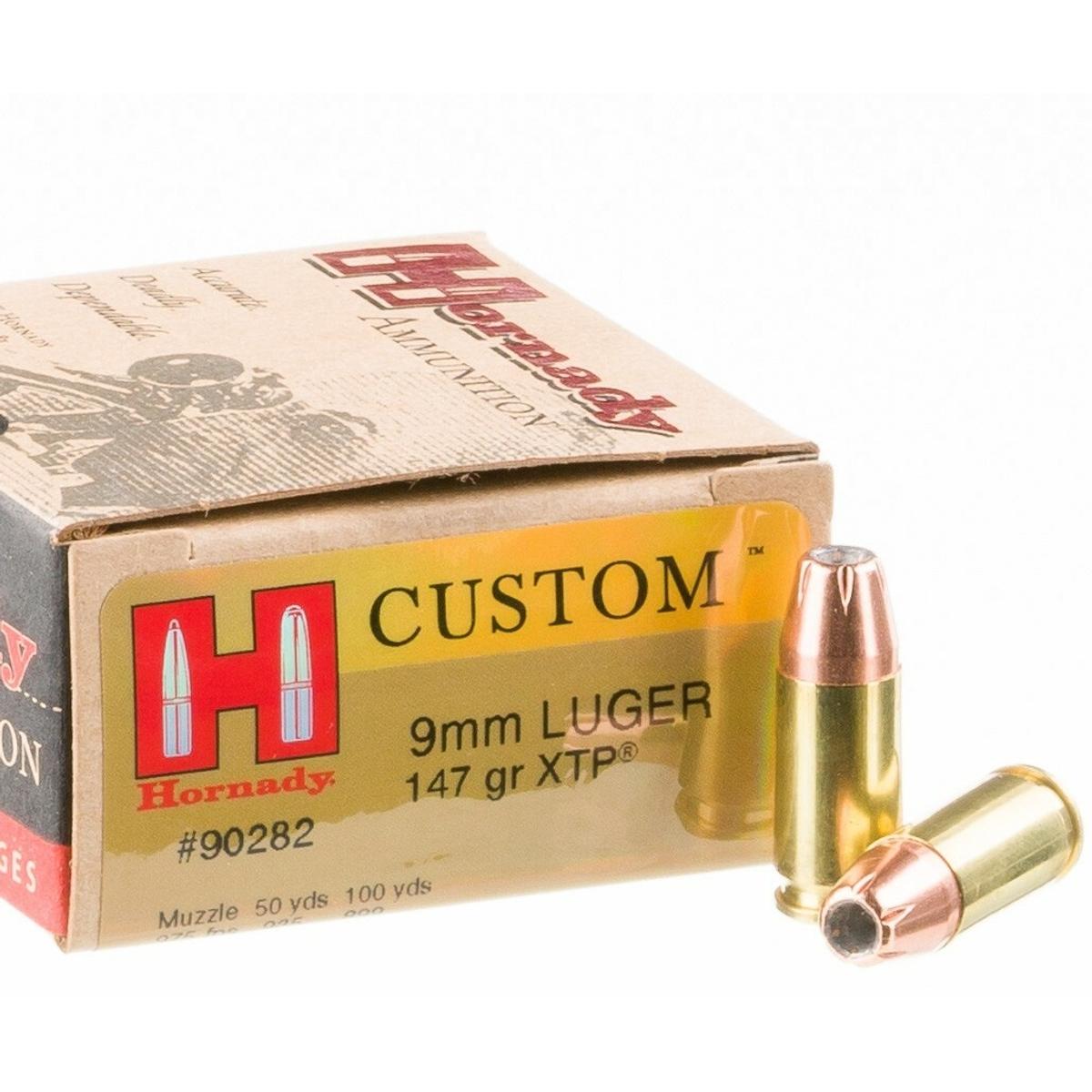 hornady xtp custom 9x19 147gr 90282
