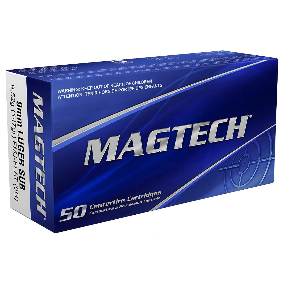 magtech 9x19 9 5g fmj subsonic