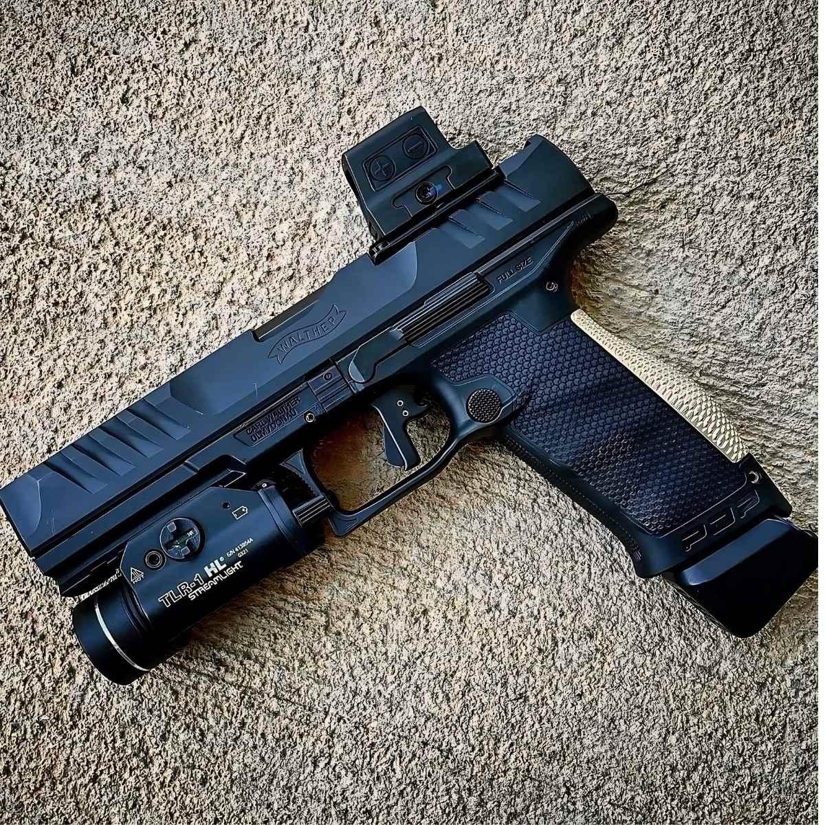 lok grips mosiezny backstrap do walthera pdp full size