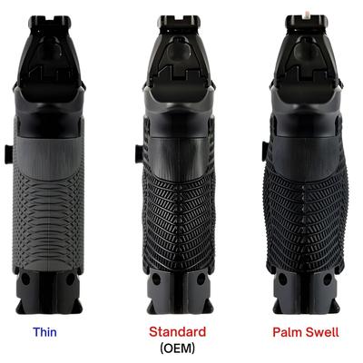 lok grips okladziny chwytu gridlok brass do walther q series sf