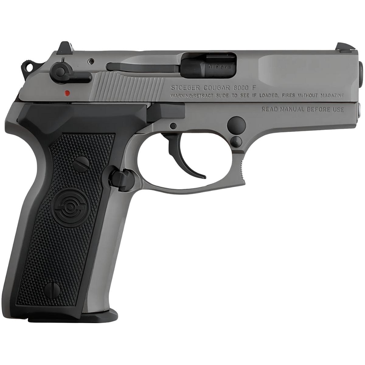 stoeger cougar 8000f stainless slide dual tone