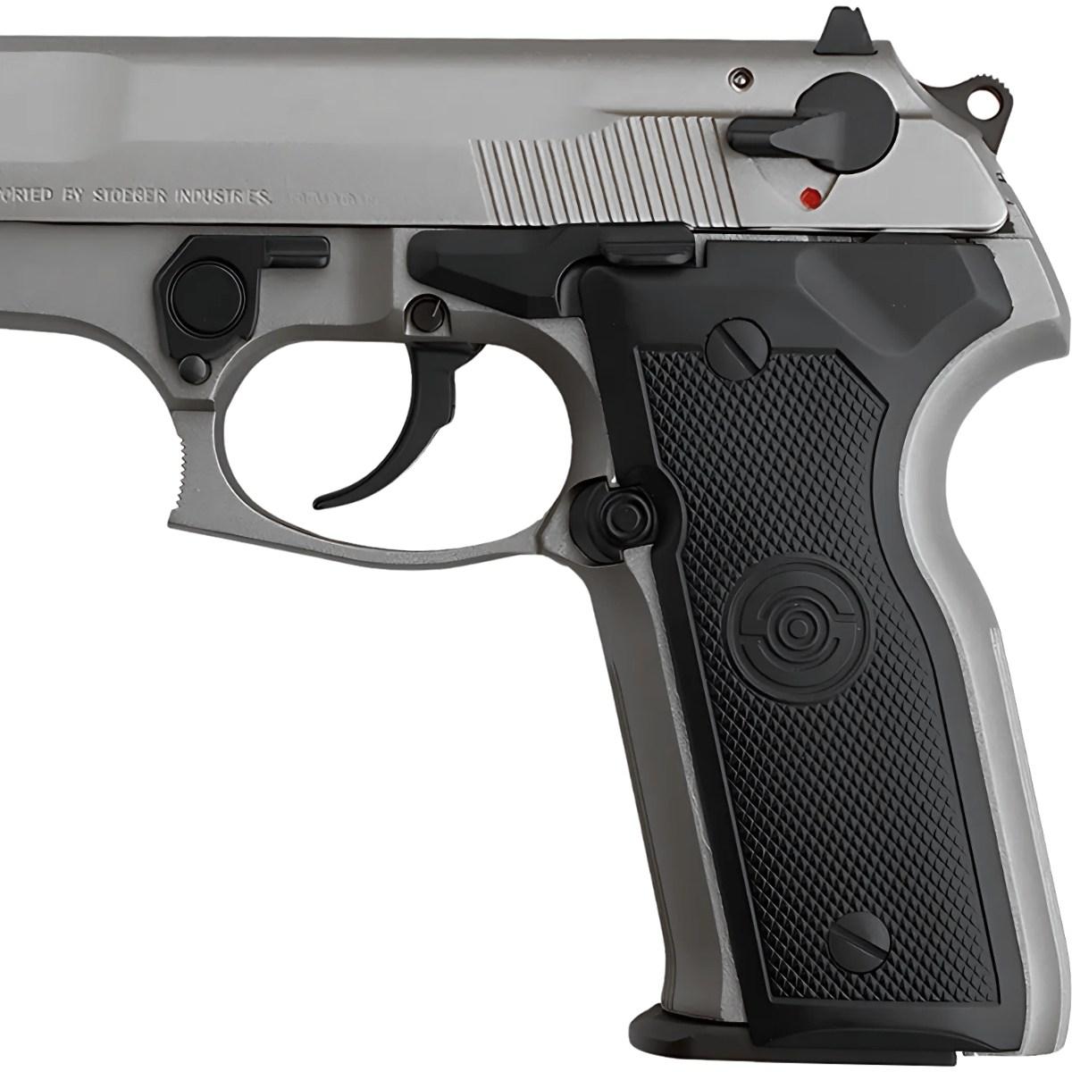 stoeger cougar 8000f stainless slide dual tone