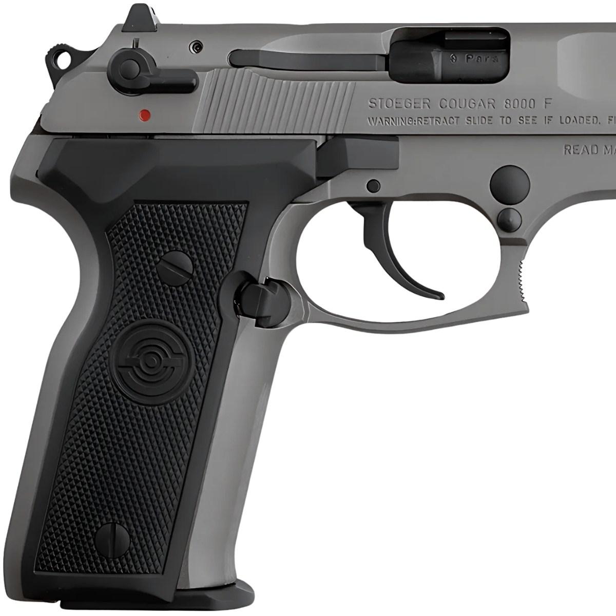 stoeger cougar 8000f stainless slide dual tone