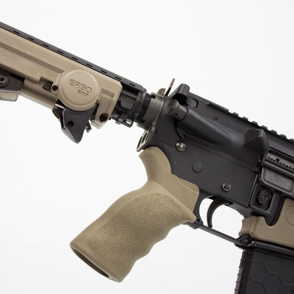 ergo grips grip ar suregrip tactical deluxe dark earth 4045 de