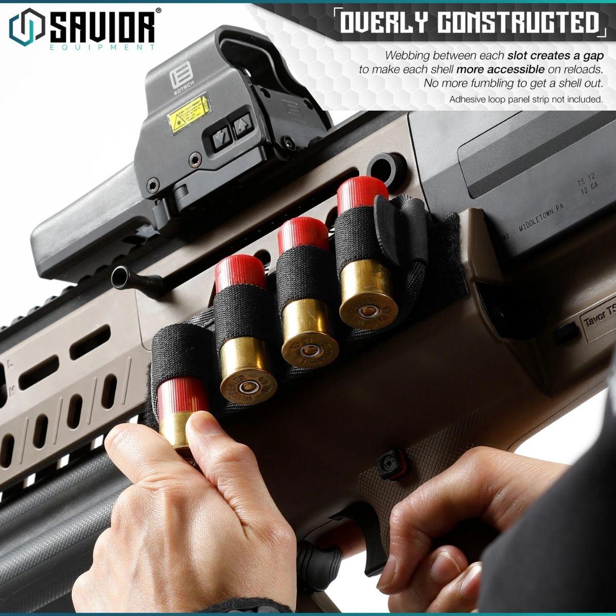 savior holder na amunicje 12ga 4 sloty czarny mp tns 12g quad 2p bk