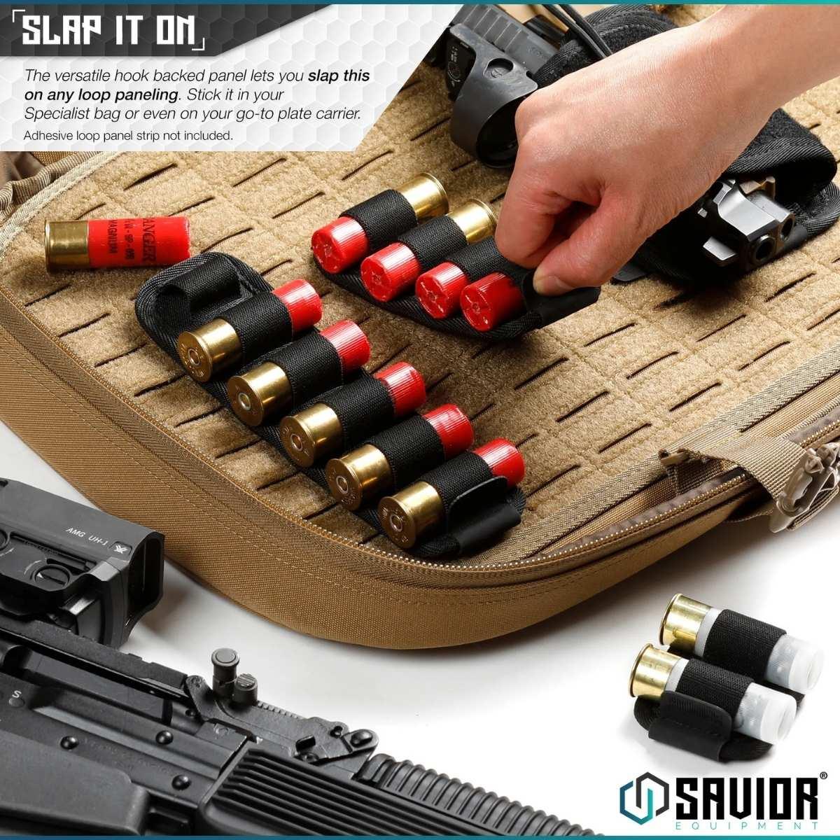 savior holder na amunicje 12ga 4 sloty czarny mp tns 12g quad 2p bk