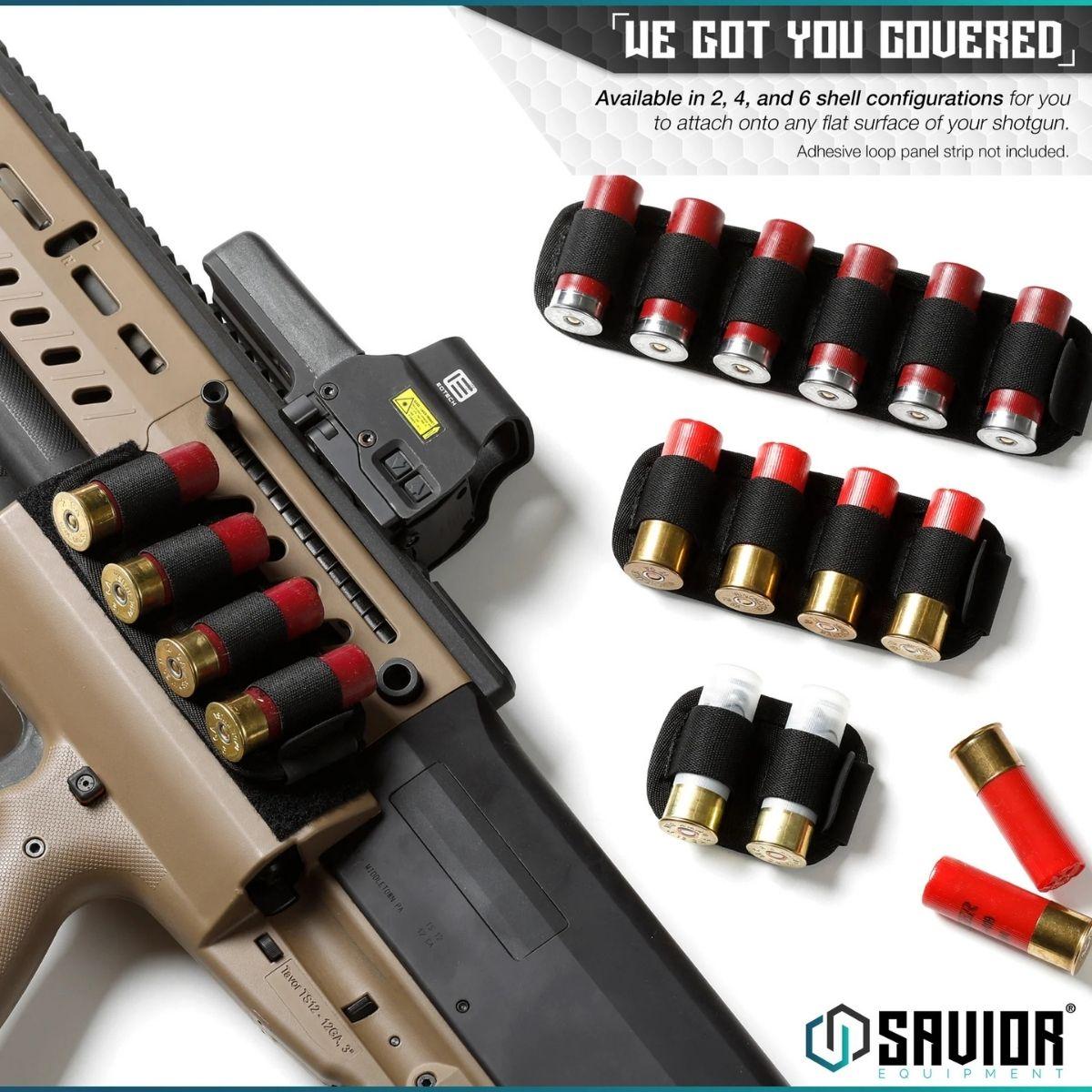 savior holder na amunicje 12ga 4 sloty czarny mp tns 12g quad 2p bk