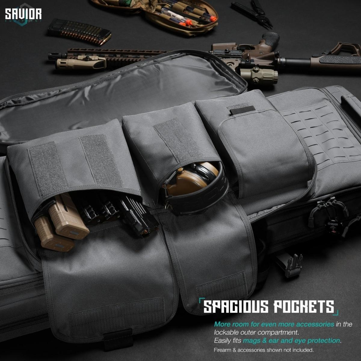 savior torba double rifle bag specialist series 46 szara rb 4613dg ws gs