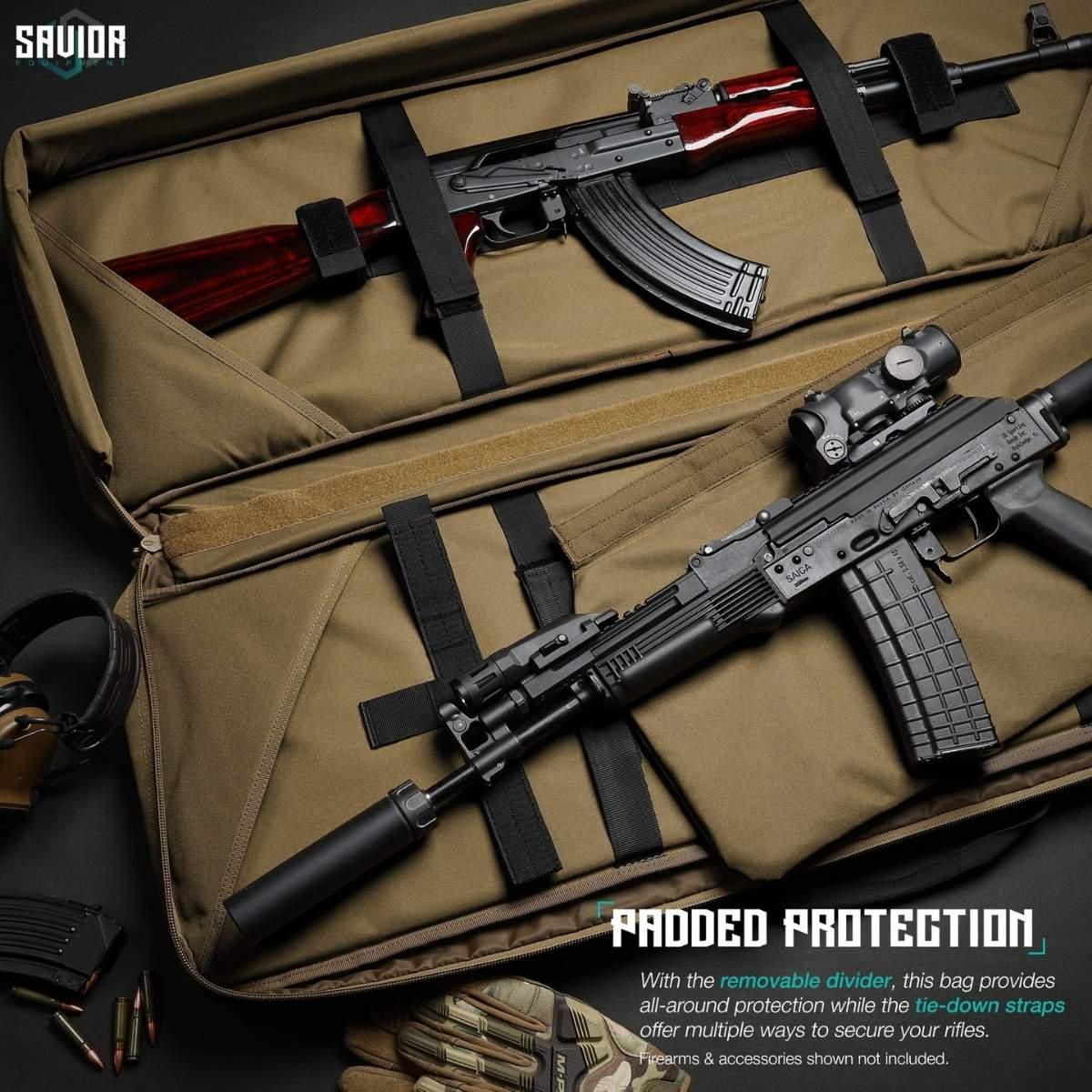 savior torba double rifle bag specialist series 46 tan rb 4613dg ws tn