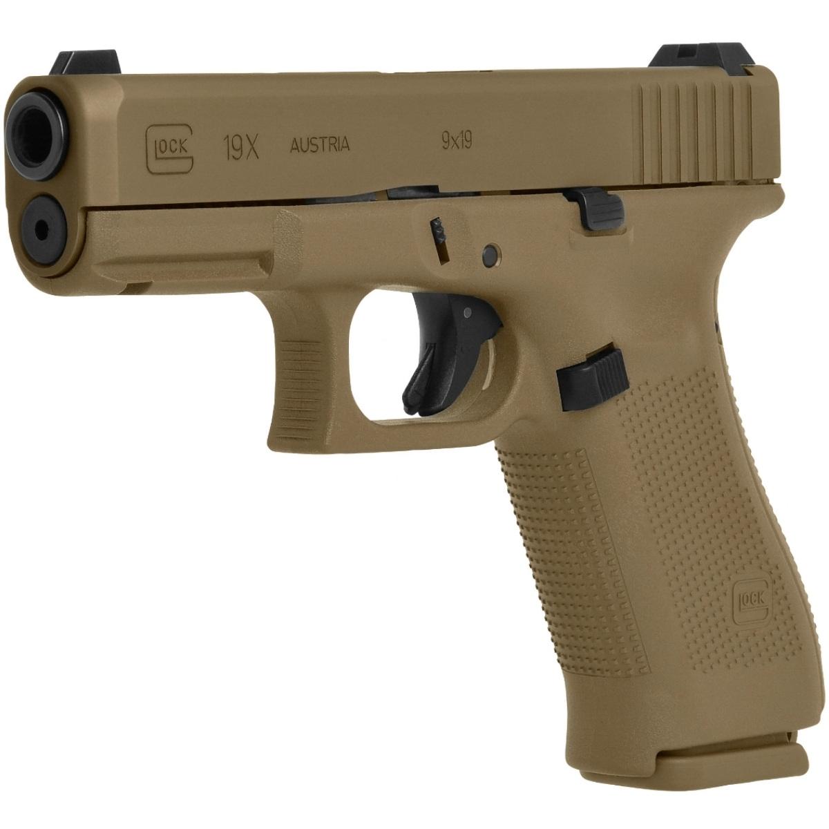 glock 19x coyote zwykle przyrzady