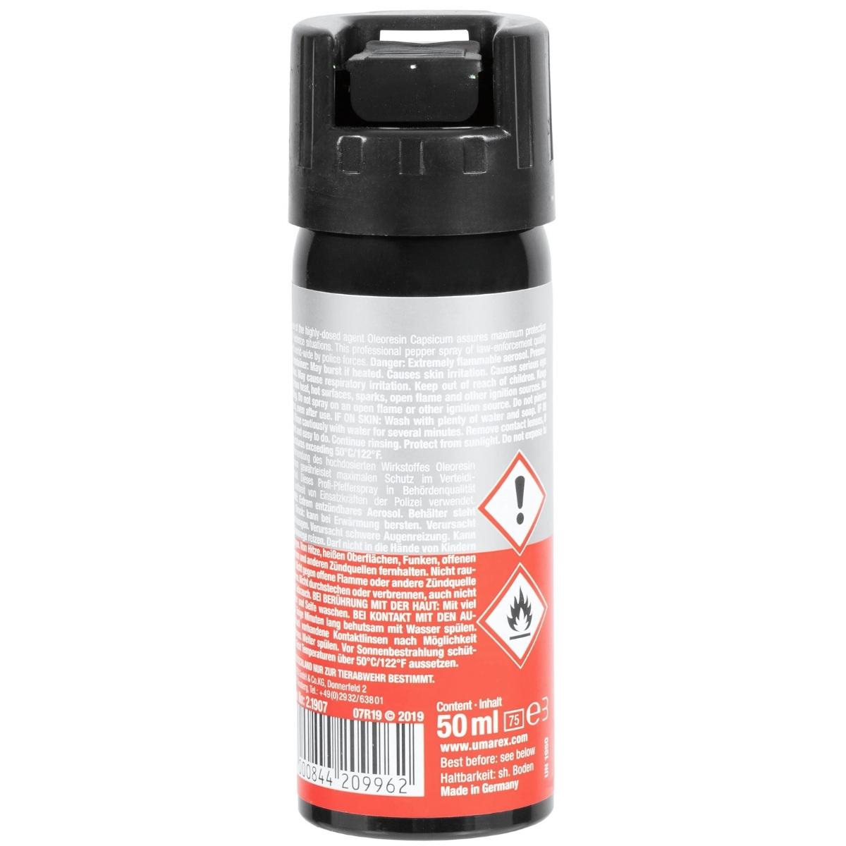 gaz pieprzowy perfecta stop attack xtreme 50 ml strumien