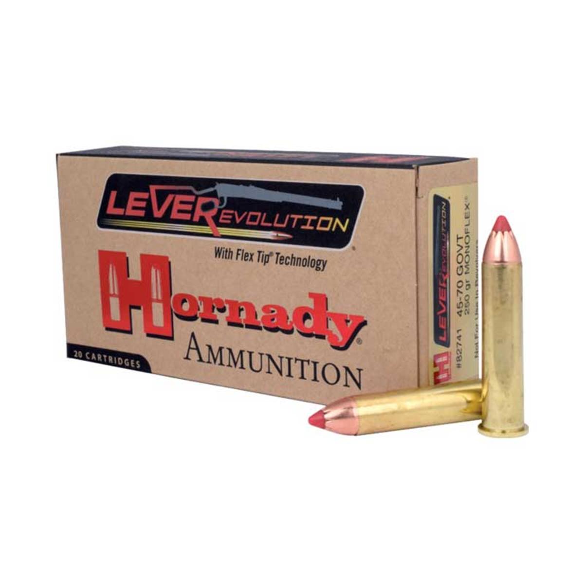 hornady monoflex leverevolution 45 70 govt 250gr 82741