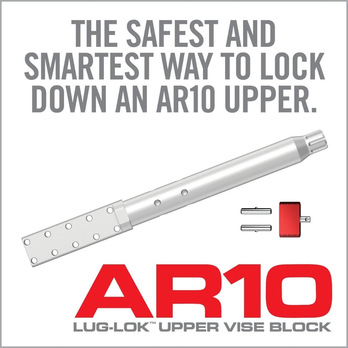 real avid blok lug lok upper vise block do mocowania komory zamkowej ar 10 w imadle avar10llvb