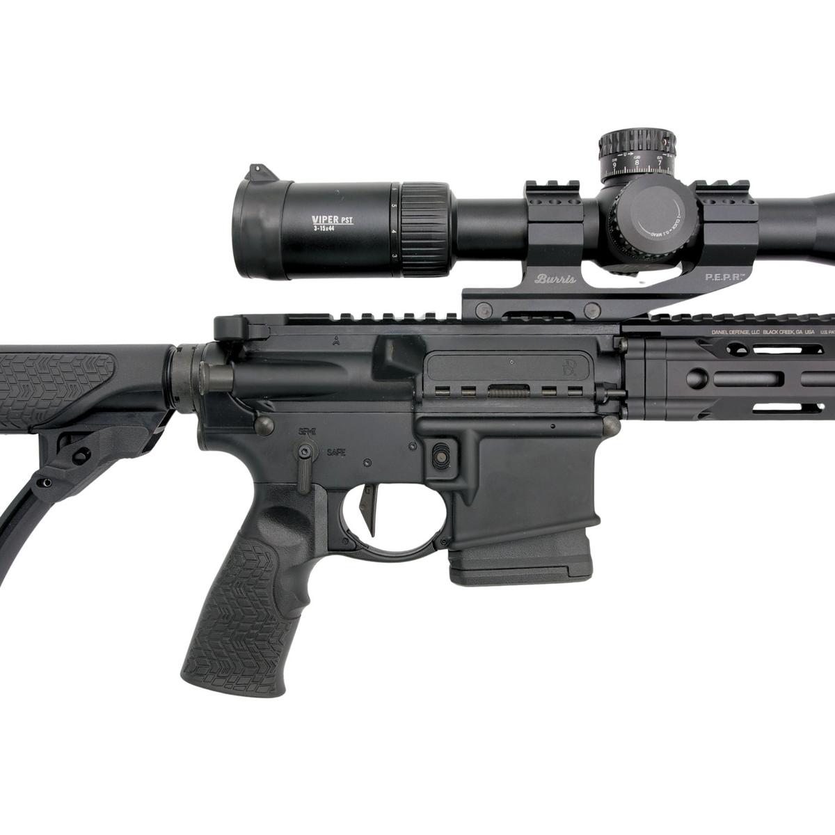 daniel defense v7 pro vortex viper pst 3 15x44 ffp fd spike jak nowy