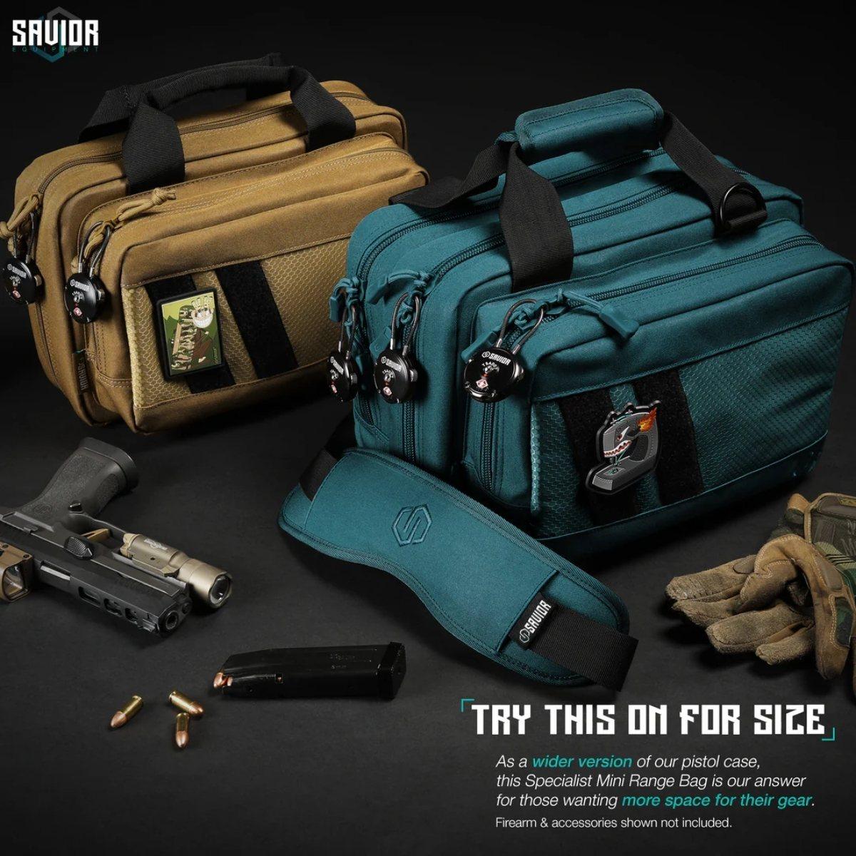 savior mini pistol range bag specialist teal ra dgspws mini te
