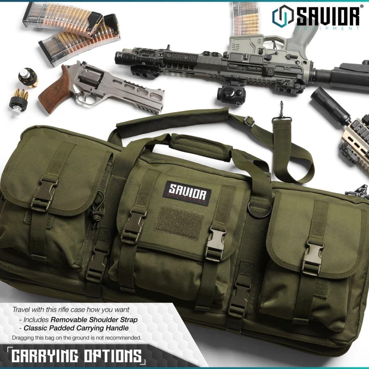 savior torba double rifle bag american classic shorty 24 zielona rb 2412dg v1 og
