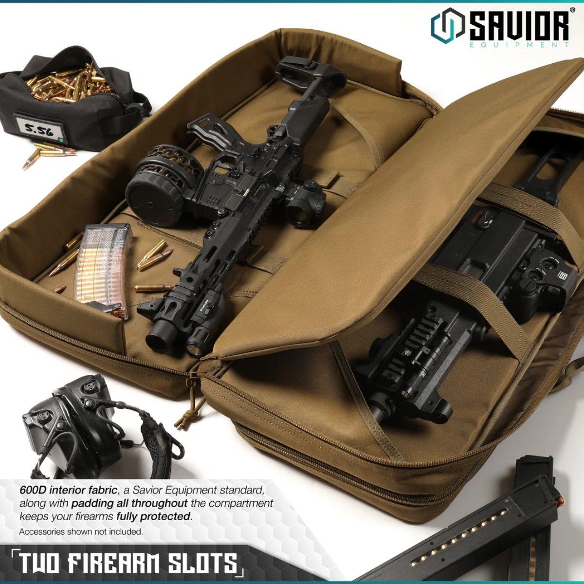 savior torba double rifle bag american classic shorty 24 tan rb 2412dg v1 tn