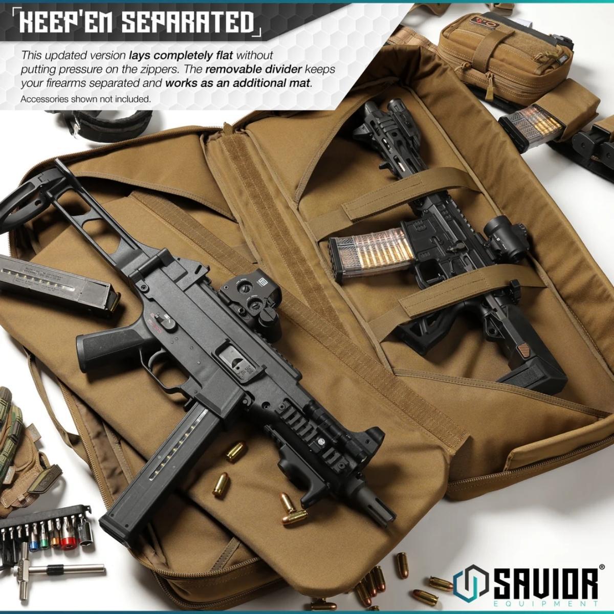 savior torba double rifle bag american classic shorty 24 tan rb 2412dg v1 tn