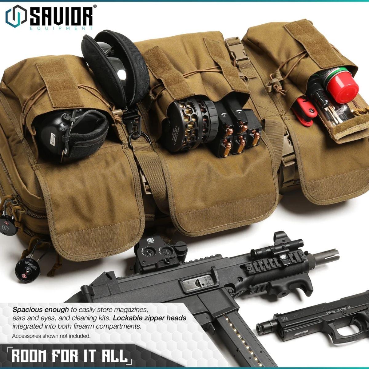 savior torba double rifle bag american classic shorty 24 tan rb 2412dg v1 tn