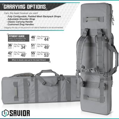 savior torba double rifle bag urban warfare 36 szara rb 3612dg ver2 gs