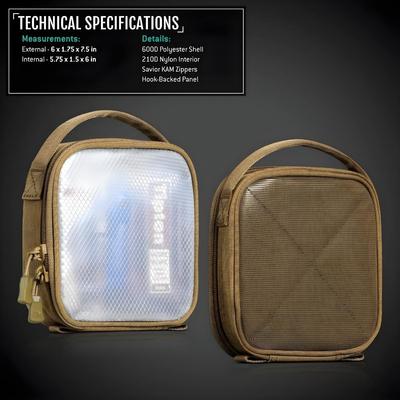 savior pouch core 6x6 2 pack tan sp core6x6 2p tn