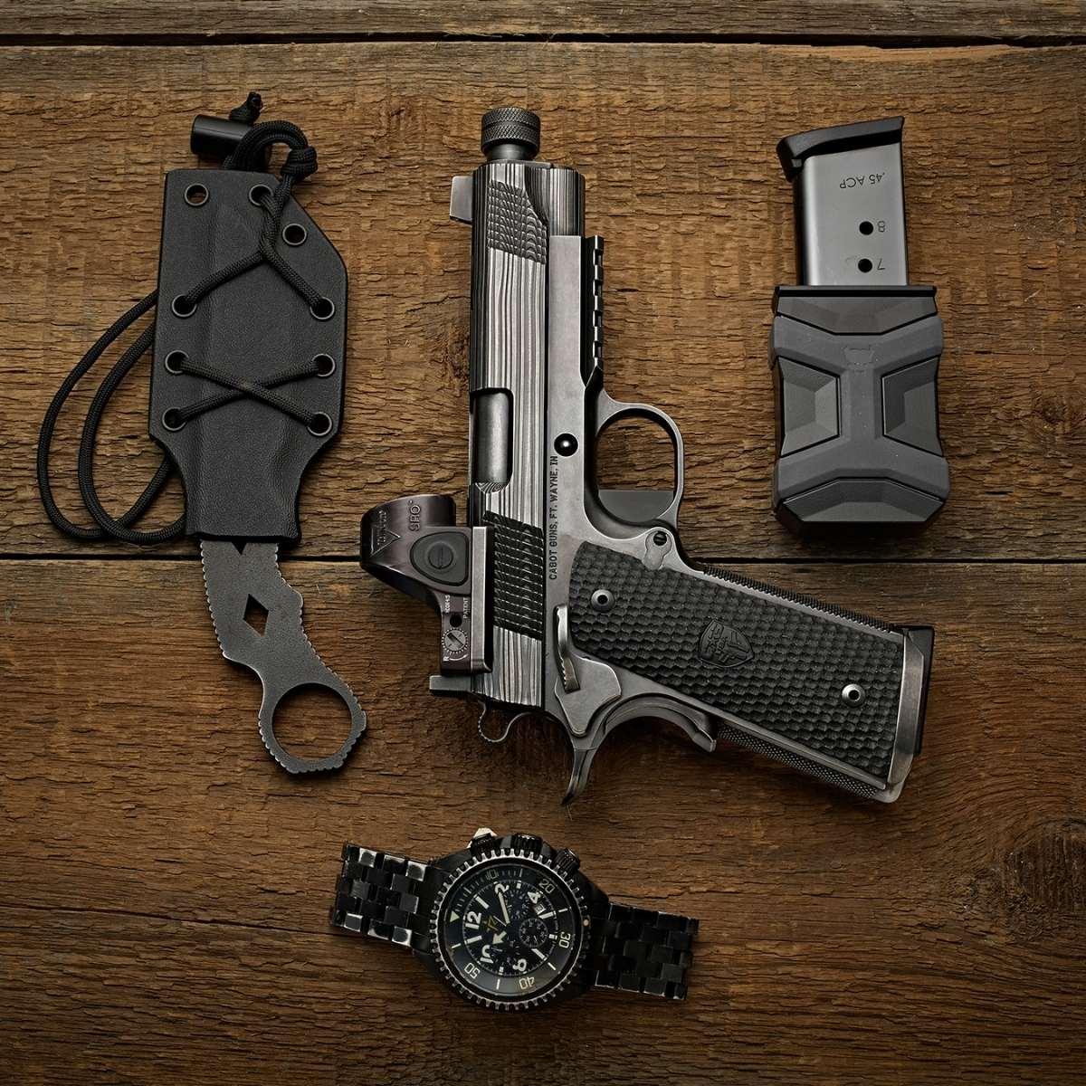 cabot apocalypse z gwintem i wycieciem pod kolimator