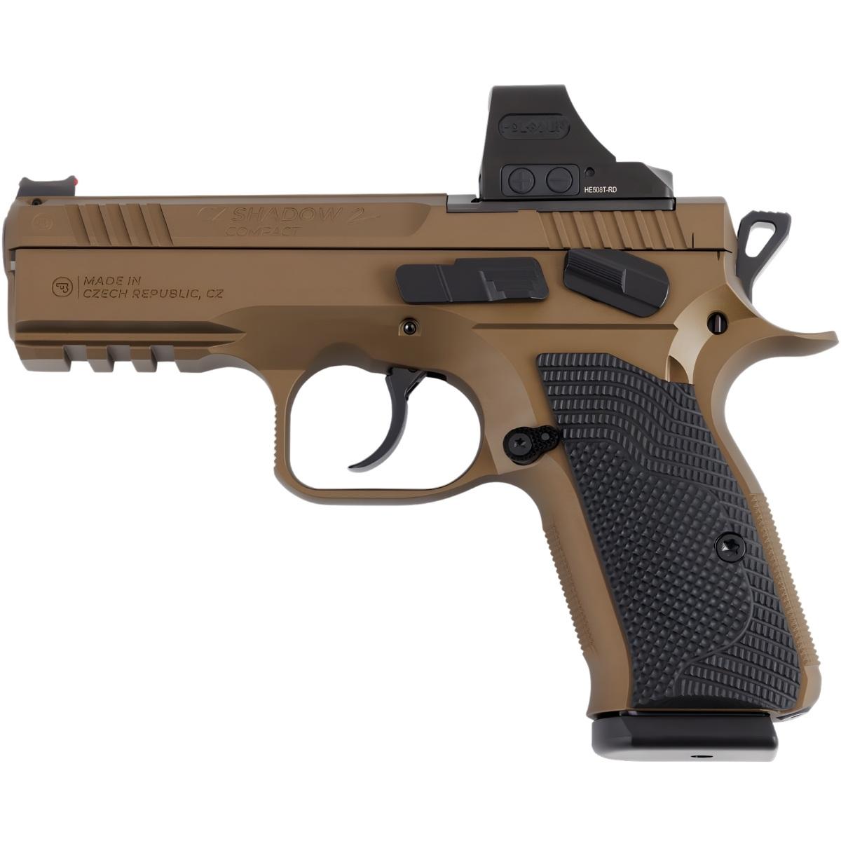 cz shadow 2 compact burnt bronze holosun 508t