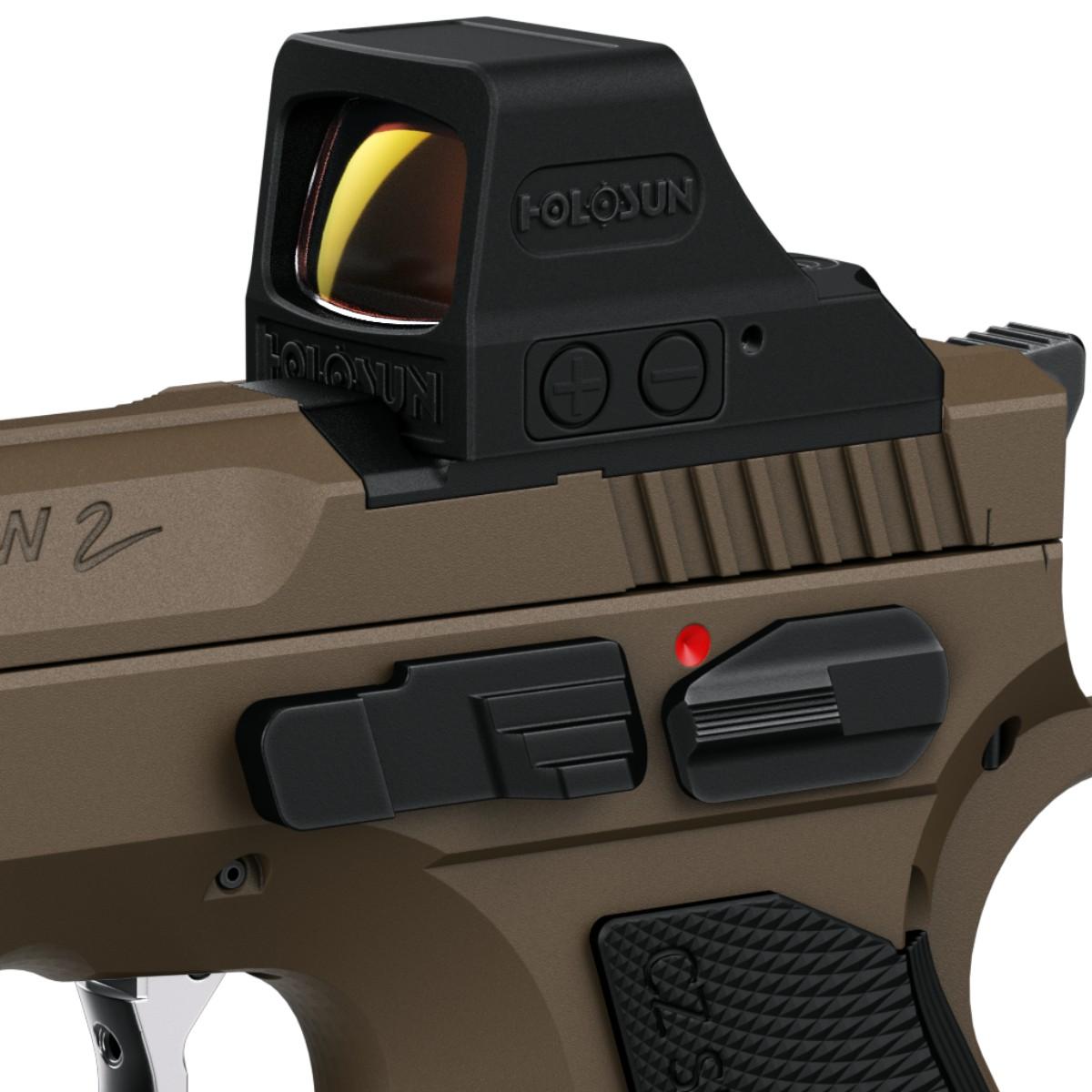 cz shadow 2 compact burnt bronze holosun 508t