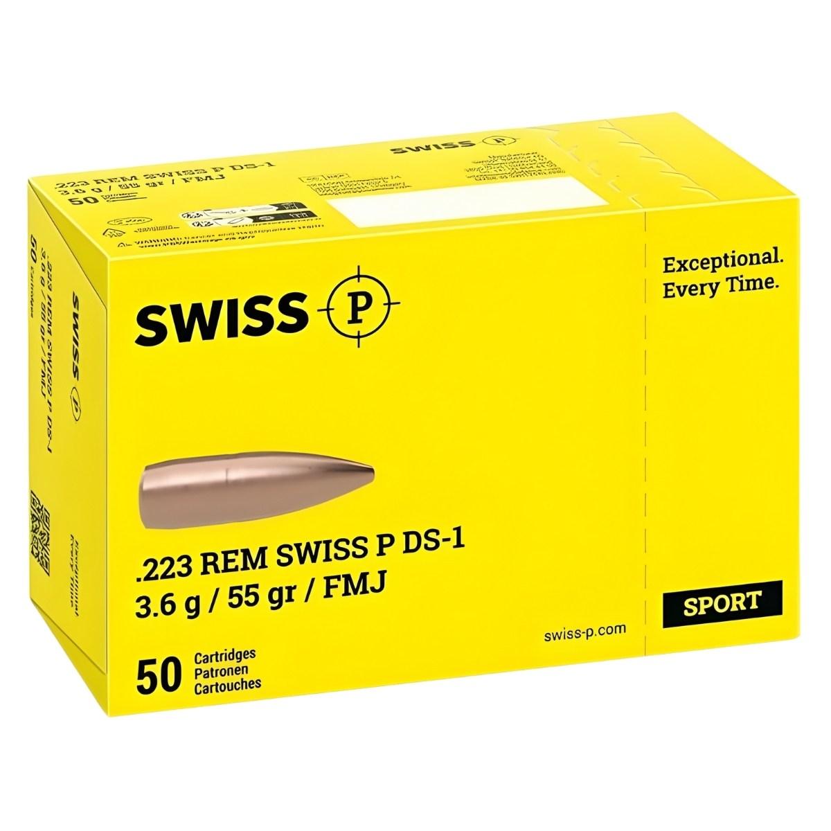 223 rem swiss p fmj ds 1 55gr