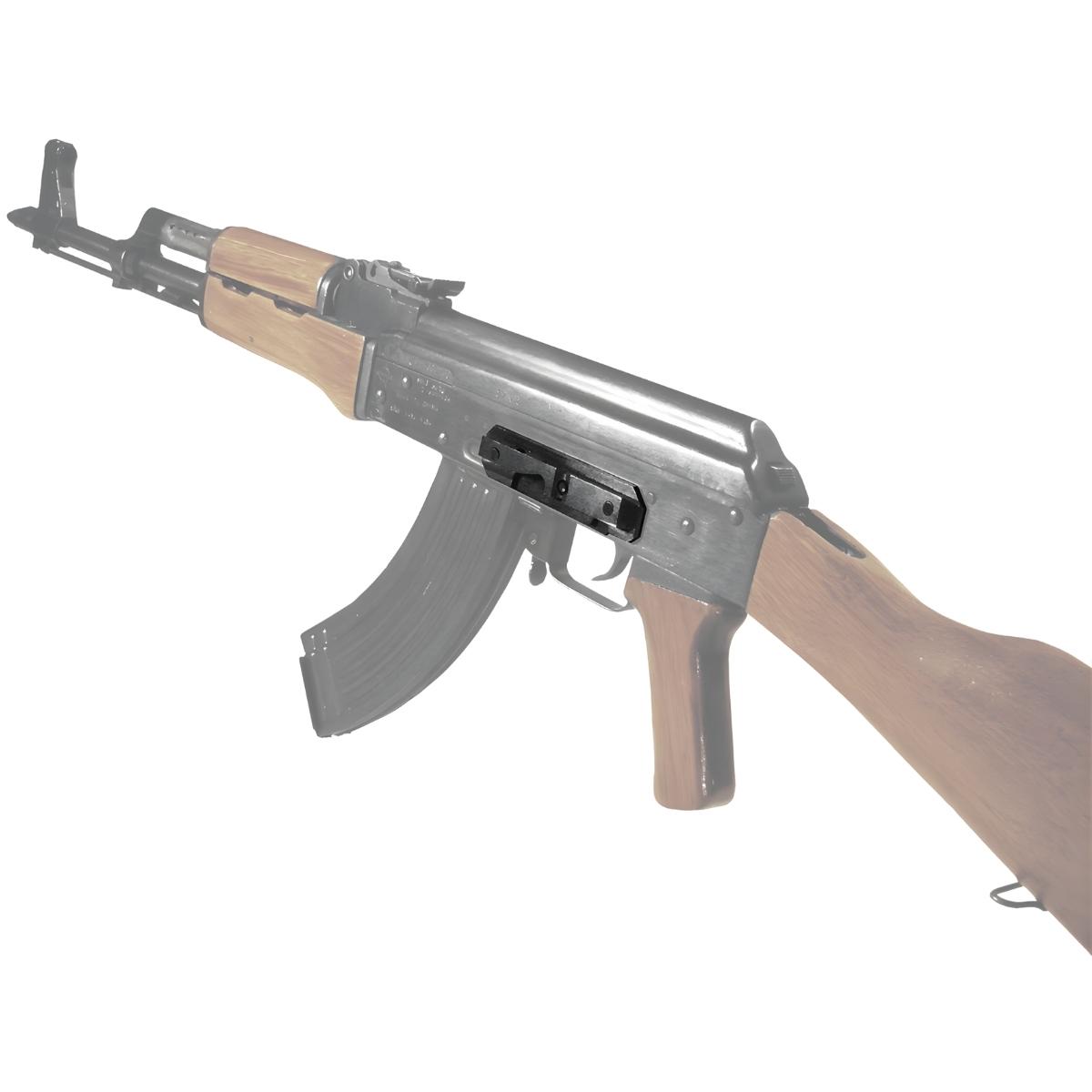 utg boczna szyna montazowa do ak jaskolczy ogon stalowa czarna tl m47sr