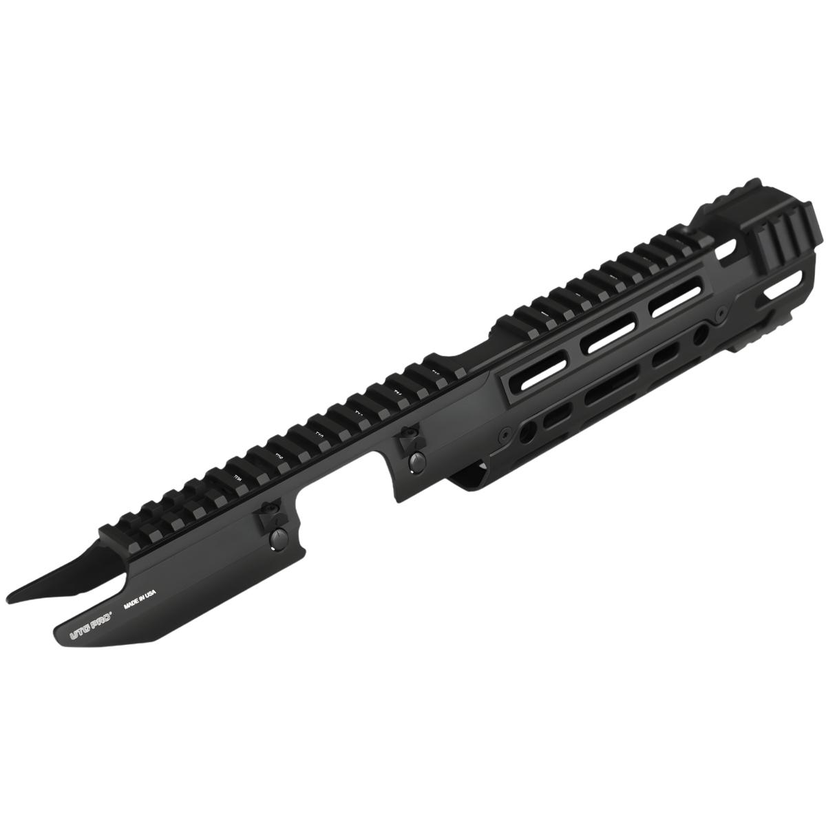 utg pro loze przednie dla mp5 monolithic m lok aluminium czarne mtu055ssme