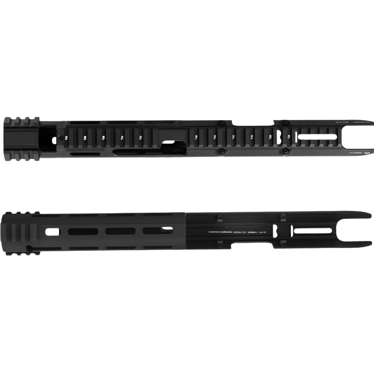 utg pro loze przednie dla mp5 monolithic m lok aluminium czarne mtu055ssme