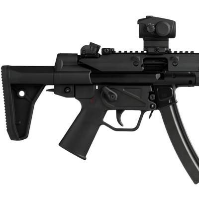 utg pro loze przednie dla mp5 monolithic m lok aluminium czarne mtu055ssme