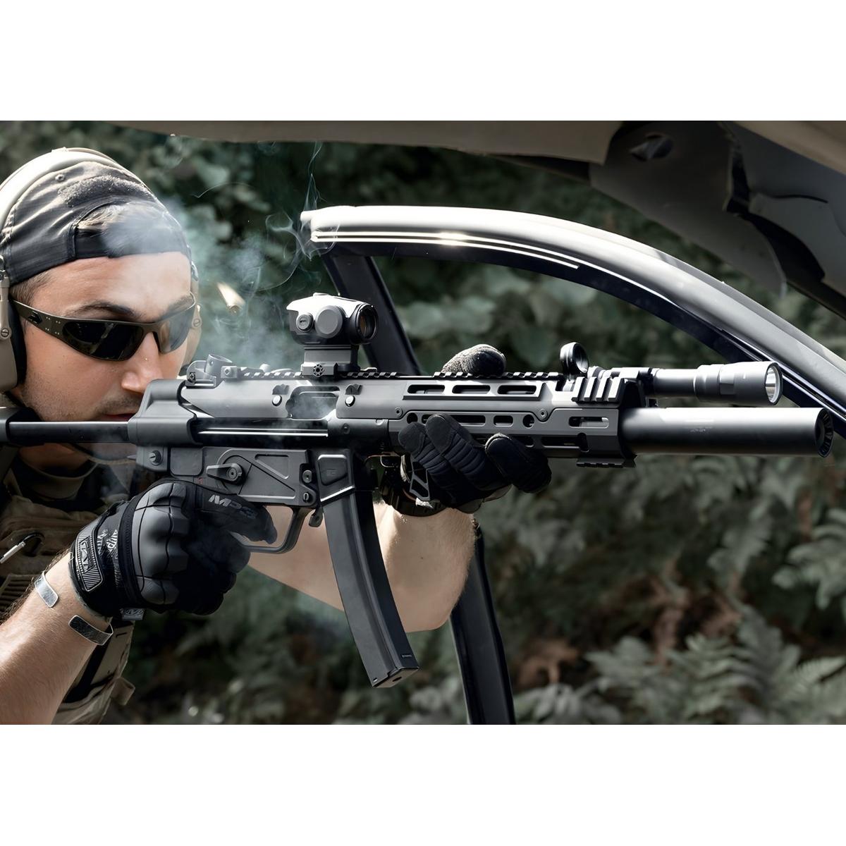 utg pro loze przednie dla mp5 monolithic m lok aluminium czarne mtu055ssme