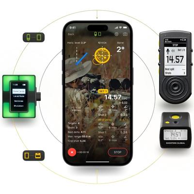 shooters global analizator strzalow i poziomica elektroniczna pulse pro long range