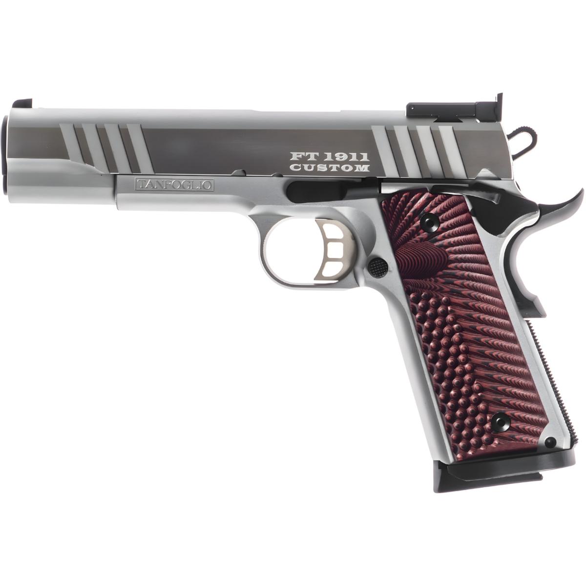 Pistolet Tanfoglio FT 1911 Custom .45ACP Silver - 10GUN09043; kat. B5(0)