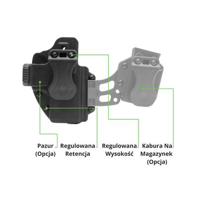 alien gear holsters kabura photon glock 19 iwb owb bez latarki pho 0057 l0 d