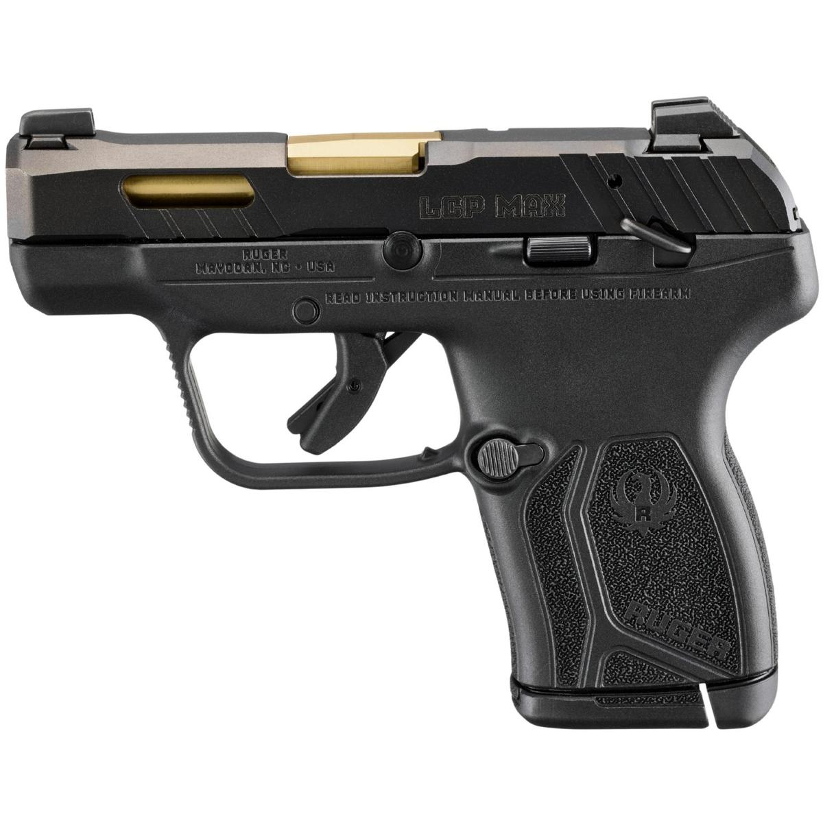ruger lcp max manual safety gold black 13766