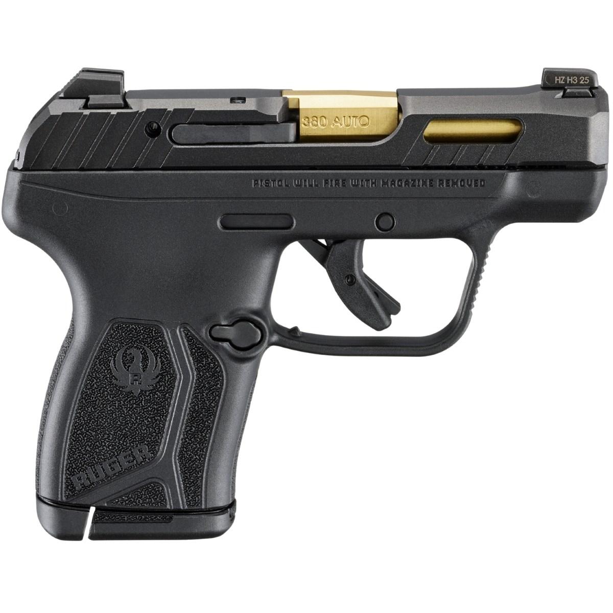 ruger lcp max manual safety gold black 13766