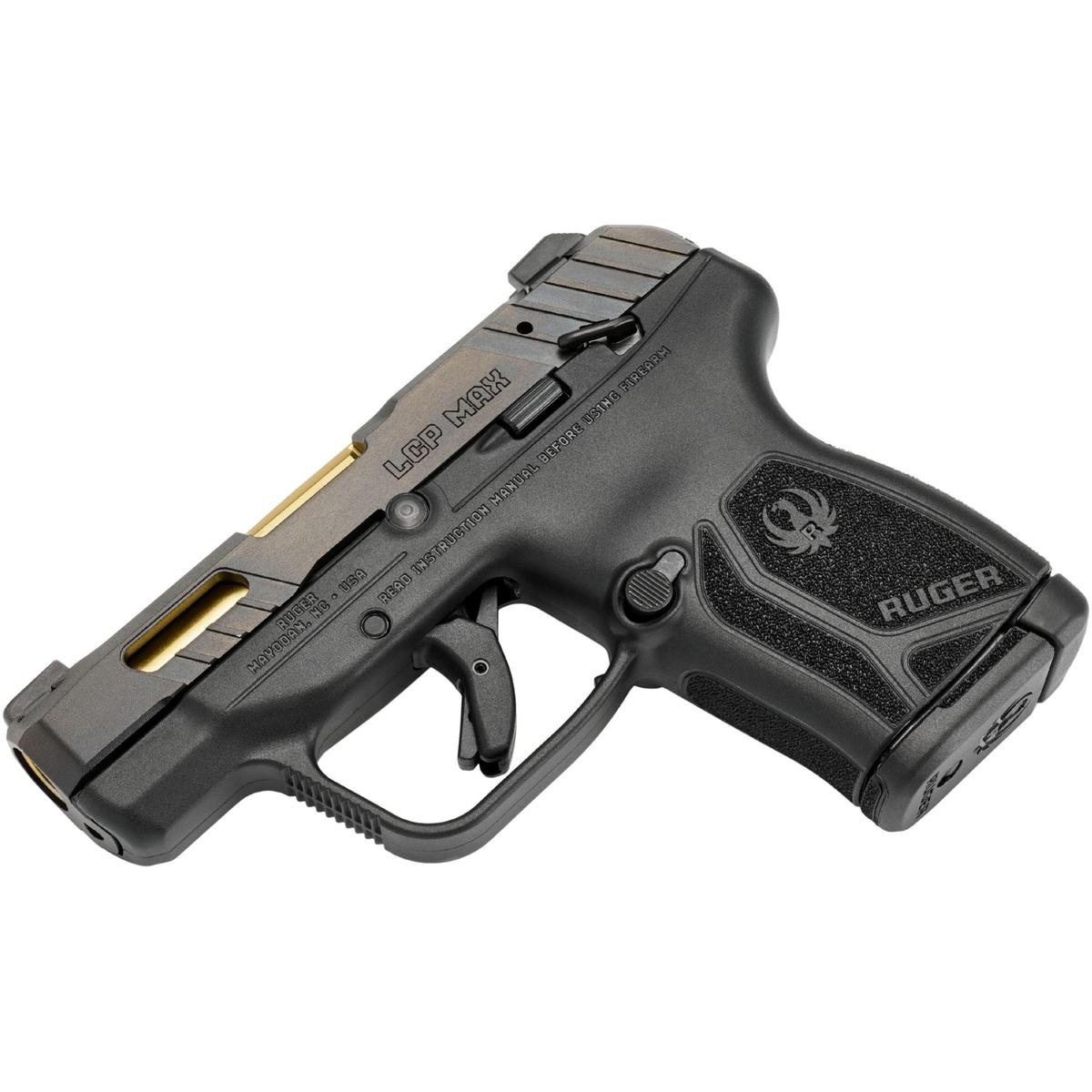 ruger lcp max manual safety gold black 13766