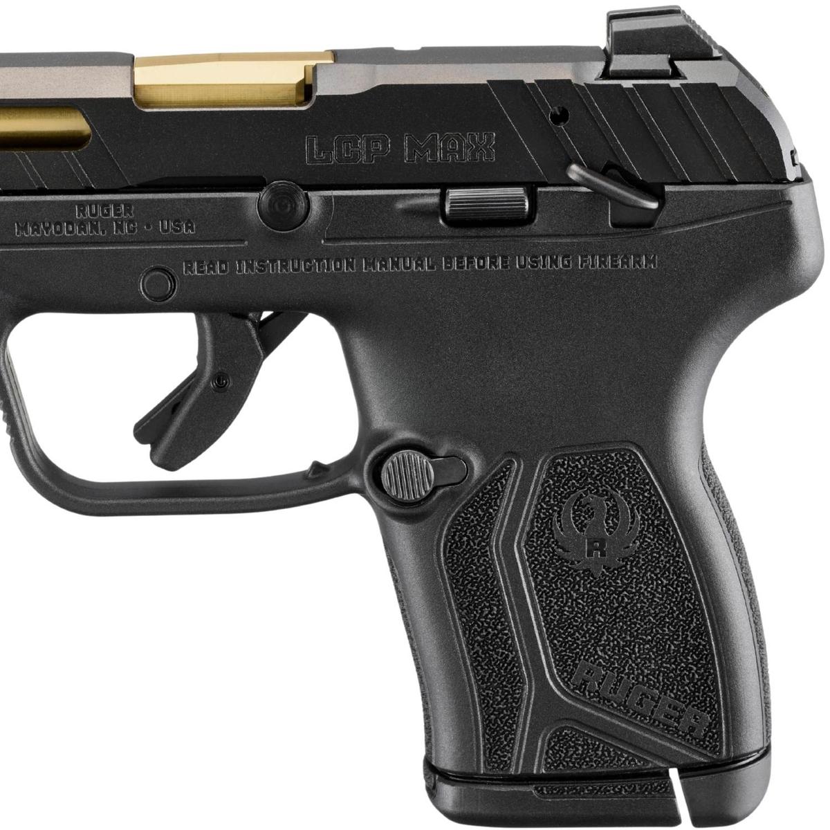 ruger lcp max manual safety gold black 13766